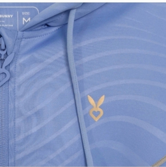 Sweatshirt hoodie By Cardio Bunny WAVES - VIBES Zip-up medium Cardio Bunny WAVE - Picture 6 of 11